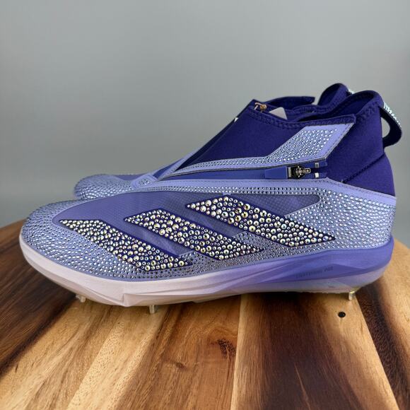 Adidas Swarovski x Adizero Impact+ Baseball Cleat Ice Lavender IH8154 Size 12.5 main image 4